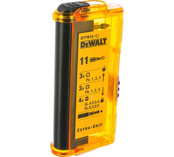 Набор бит с магнитным держателем DEWALT DT 7915