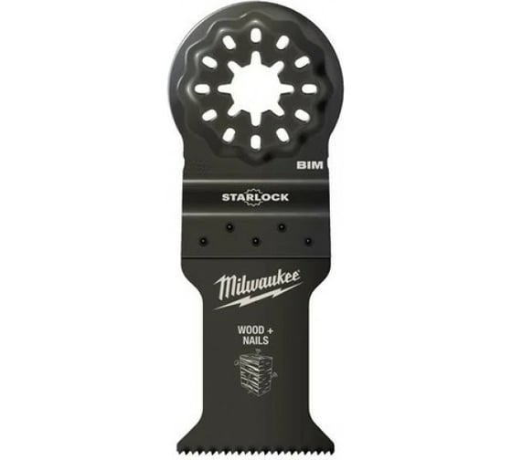 Полотно биметаллическое по древесине с гвоздями упаковка 50 шт, 35 мм Milwaukee 48906521 1
