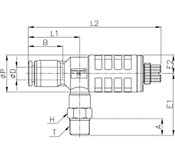 Клапан быстрого выхлопа 10 мм - 1/4" CDC Pneumatics ESC 10-M-02