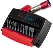 Набор торсионных бит 10 шт + магнитный держатель 65 мм Mr. Logo D010GMT-11