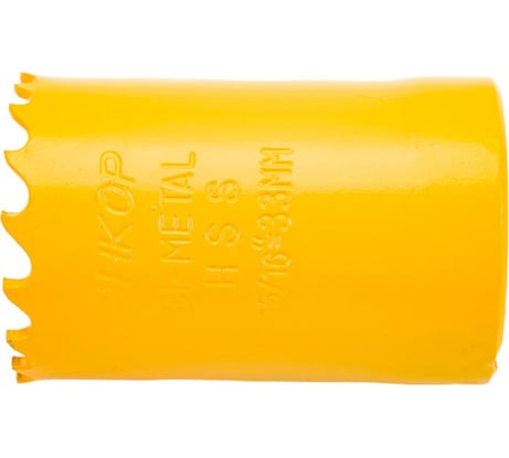 Коронка биметаллическая (33 мм; HSS) по металлу Энкор 24333