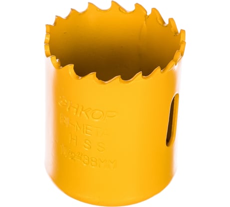 Коронка биметаллическая (38 мм; HSS) по металлу Энкор 24338