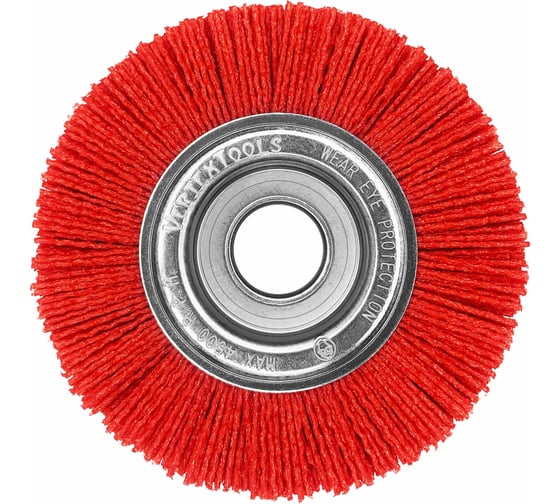 Щетка нейлоновая плоская для УШМ 150 мм vertextools 22400-150