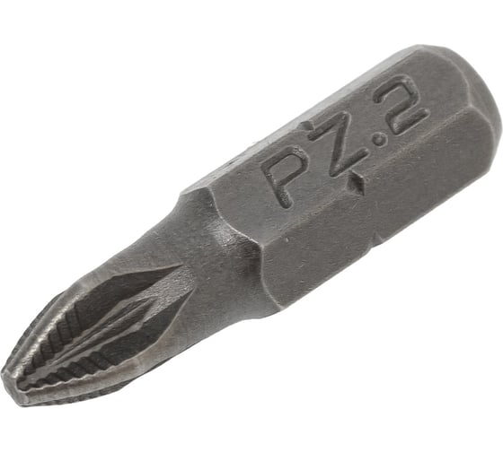 Набор магнитных бит PZ 2, 25 мм, 1/4", 10 шт Strong СТП-93300025