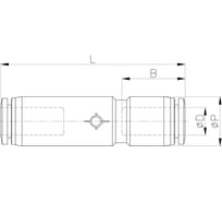 Обратный клапан 8 мм CDC Pneumatics CVPU 08
