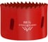 Коронка биметаллическая по металлу 76 мм vertextools 2525-76 1