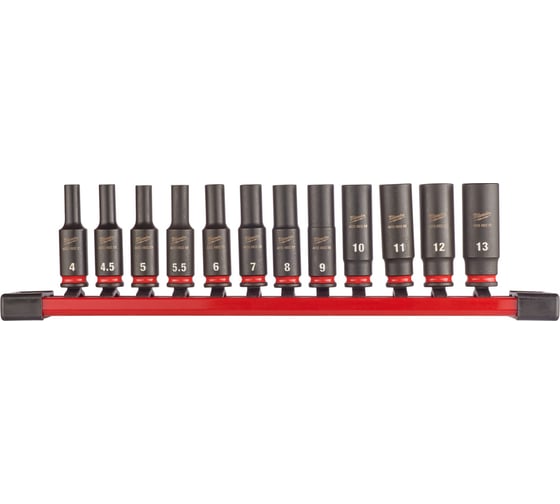 Набор головок удлиненных ShW (12 шт; 1/4") Milwaukee 4932480453 1