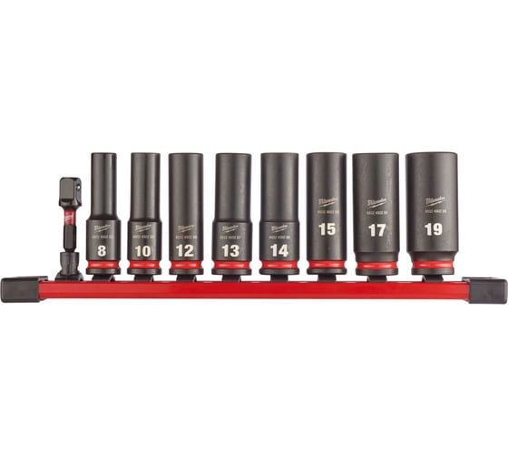 Набор головок удлиненных ShW (9 шт; 3/8") Milwaukee 4932480455 1