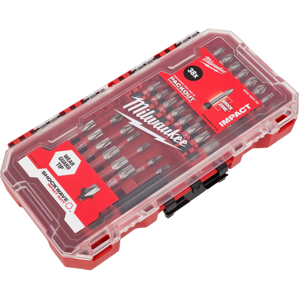 НаборбитSHOCKWAVE38предметовMilwaukee4932492009