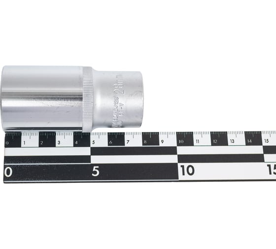 Головка торцевая глубокая 6-гранная (1/2"DR; 28 мм) Jonnesway S04HD4128