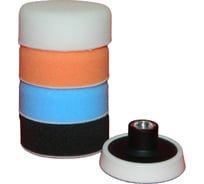 Набор детейлера 4+1, 4 полировальника 80 мм + оправка 74 мм FITTER F09-80 KITT PROFI