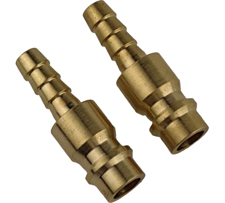 Штуцер быстроразъёмный БРС с выходом под шланг 6 мм, 2 шт HG 1642350