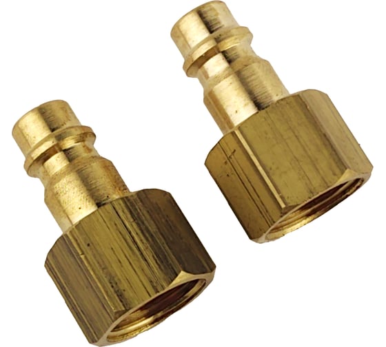 Штуцер быстроразъёмный БРС 3/8"ВР, 2 шт HG 4960325 1