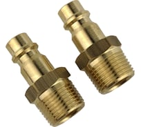 Штуцер быстроразъёмный БРС 3/8"НР, 2 шт HG 4960332