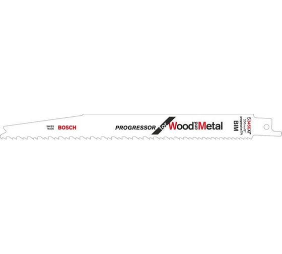 Пилки S3456XF для ножовок 2 шт. (200х19х1,25 мм; BIM) BOSCH 2.608.654.405 1