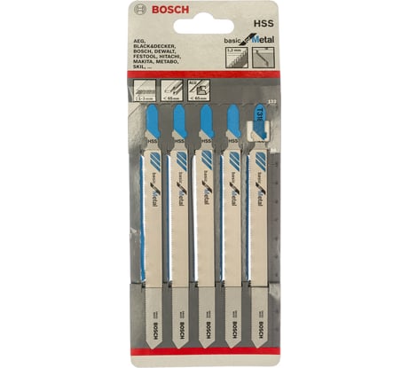 Пилки T318AF 5 шт. для лобзика (106 мм; BIM) BOSCH 2.608.634.241