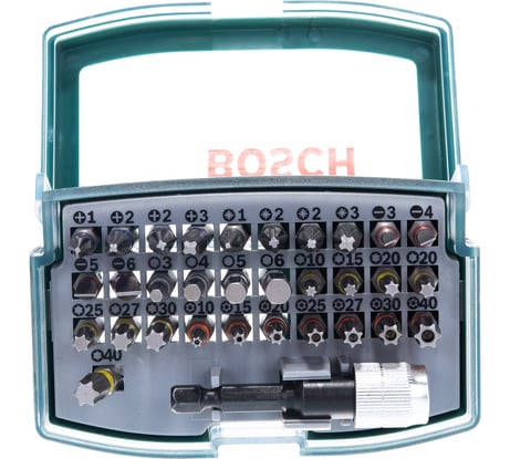 Набор бит COLORED 32 предмета Bosch 2607017063
