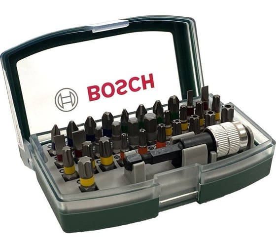 Набор бит COLORED 32 предмета Bosch 2607017063 - выгодная цена, отзывы ...