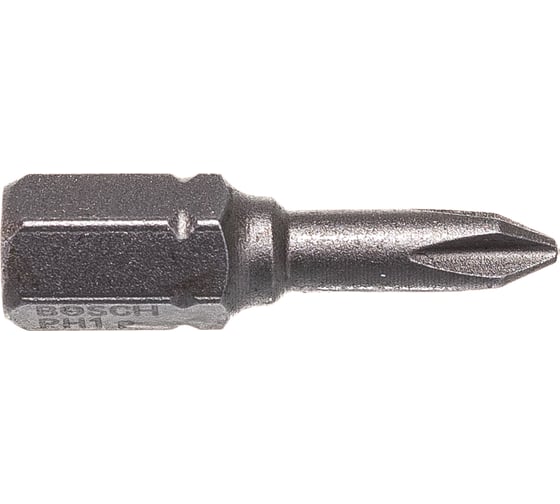 Бита Ph1 3 шт. (25 мм; Extra Hart, хвостовик шестигранный 1/4") Bosch 2607001508