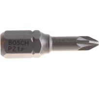 Бита Pz1 3 шт. (25 мм; Extra Hart, хвостовик шестигранный 1/4") Bosch 2607001554