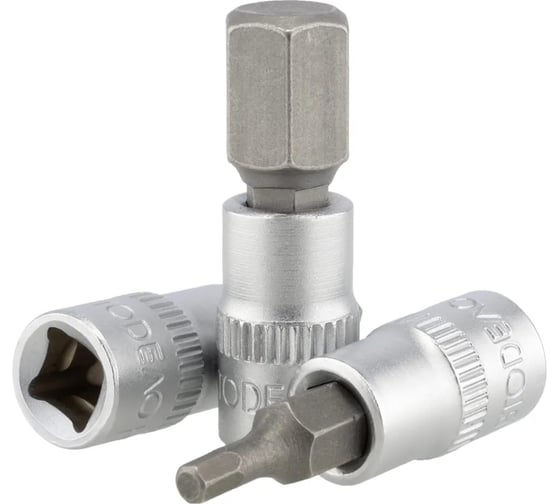 Головка со вставкой шестигранник 8 мм, 1/4"DR, 38 мм АвтоDело 39622 15561
