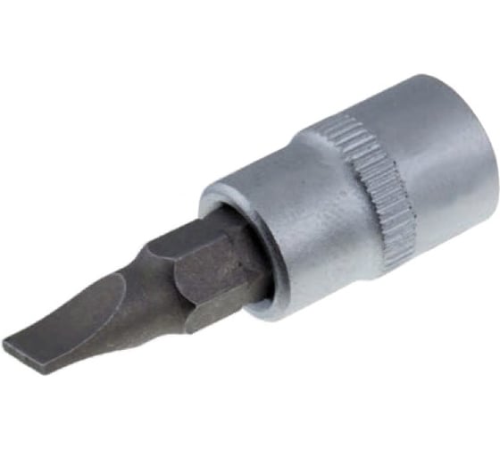 Головка со вставкой шлиц 5.5 мм, 1/4"DR, 38 мм АвтоDело 39197 15566