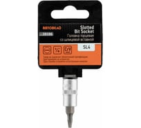 Головка со вставкой шлиц 4 мм, 1/4"DR, 38 мм АвтоDело 39196 15565