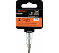 Головка со вставкой TORX T25, 1/4"DR, 38 мм АвтоDело 39335 15552