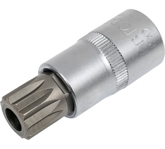 Головка PRO со вставкой SPLINE M16 с отверстием, 1/2"DR, 60 мм АвтоDело 39057 16188