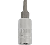 Головка со вставкой шестигранник 3 мм, 1/4"DR, 38 мм АвтоDело 39617 15556