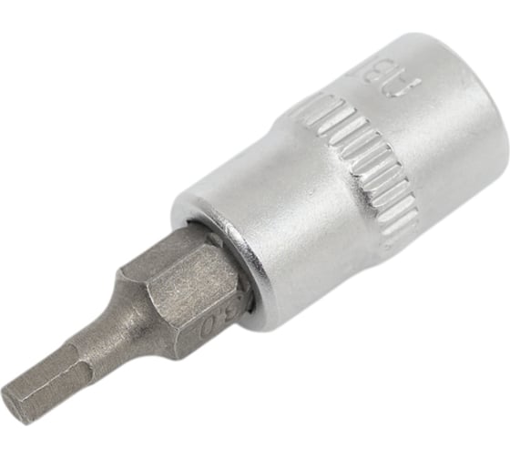 Головка со вставкой шестигранник 3 мм, 1/4"DR, 38 мм АвтоDело 39617 15556