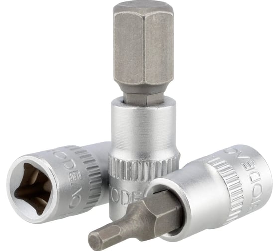 Головка со вставкой шестигранник 10 мм, 1/4"DR, 38 мм АвтоDело 39623 15562