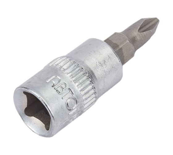 Головка со вставкой крест PH1, 1/4"DR, 38 мм АвтоDело 39201 15568