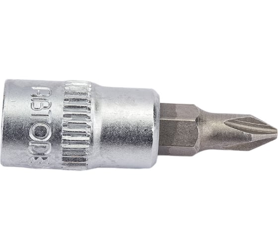 Головка со вставкой крест PH1, 1/4"DR, 38 мм АвтоDело 39201 15568