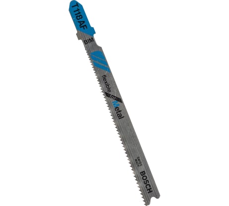 Пилки T118AF для лобзика 3 шт. (67 мм; хвостовик с 1 упором; BIM) BOSCH 2.608.634.694