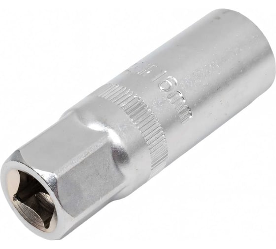 Головка торцевая свечная 6РТ (16 мм, 3/8"DR) АвтоDело 39417 16346