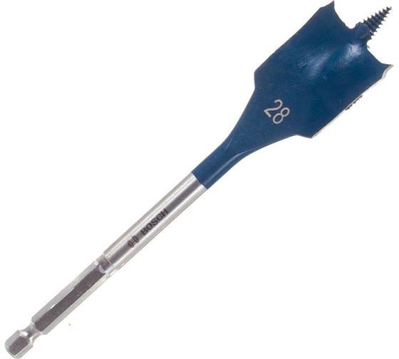 Сверло перовое по дереву (28х152 мм; хвостовик 1/4") Bosch 2608595496 1