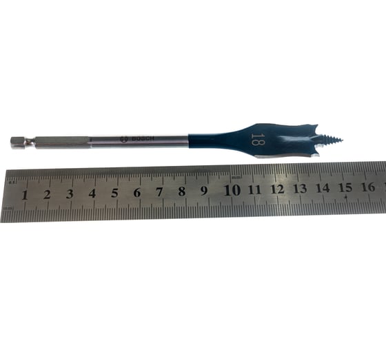 Сверло перовое по дереву (18х152 мм; хвостовик 1/4") Bosch 2608595489
