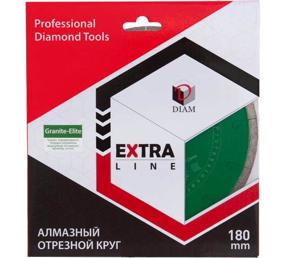 Диск алмазный Granite-Elite по граниту (180х25.4 мм) DIAM 000155