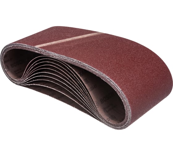 Шлифленты Best for Wood 10 шт. для ленточных шлифмашин (100х610 мм; К80) Bosch 2608606136