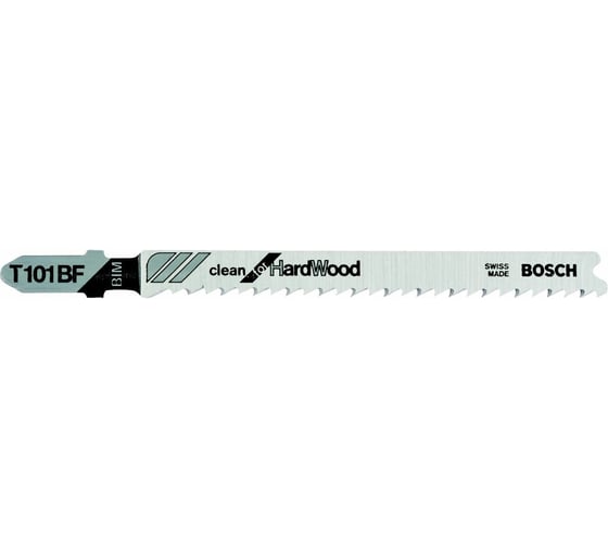 Пилки T101BF для лобзика по дереву 5 шт. (74 мм; BIM) BOSCH 2.608.634.234