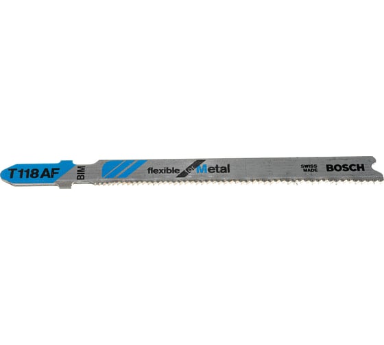 Пилки T118AF для лобзика по металлу 5 шт. (67 мм; BIM) BOSCH 2.608.634.505
