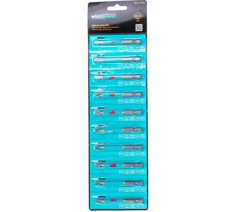 Биты (70 мм; PZ 2; 10 шт.) WHIRLPOWER Профи 57599