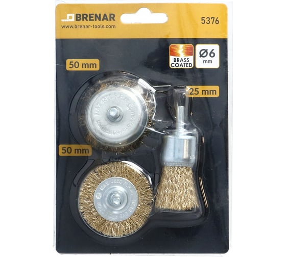 Набор корщеток BRENAR 5376