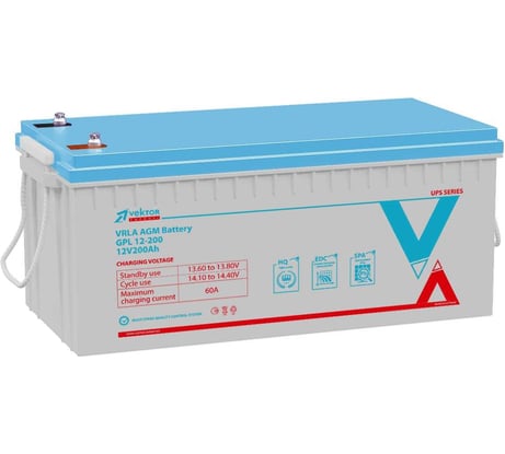 Аккумуляторная батарея GPL 12-200 Vektor Energy 63941