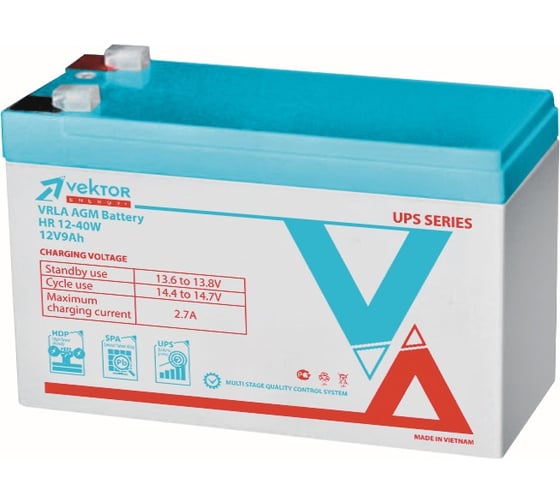 Аккумуляторная батарея HR 12-40W Vektor Energy 93304 1