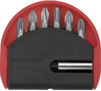 Набор бит (25 мм; PH/PZ; 6 шт.) + адаптер (50 мм) FIT 57671