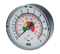 Манометр воздушный (D-80 POST 1/4) GAV 25667