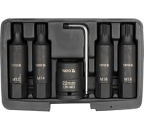 Набор ударных бит SPLINE 3/4" YATO YT-1157