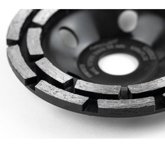 Чашка алмазная двухрядная PRO 125х22.23 мм MOLOT 12500310